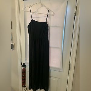 Black strap dress - I believe originally purchased form urban outfitters